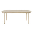 Genoa Light Oak Extendable Dining Table by Homelegance at Eve Furniture