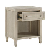 Genoa Light Oak Nightstand by Homelegance at Eve Furniture