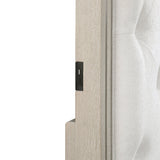 Genoa Light Oak Upholstered Storage Platform Bedroom Set by Homelegance at Eve Furniture