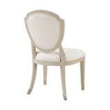 Genoa Light Oak/Ivory Dining Side Chair, Set of 2 by Homelegance at Eve Furniture
