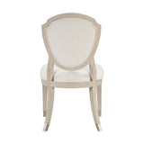 Genoa Light Oak/Ivory Dining Side Chair, Set of 2 by Homelegance at Eve Furniture