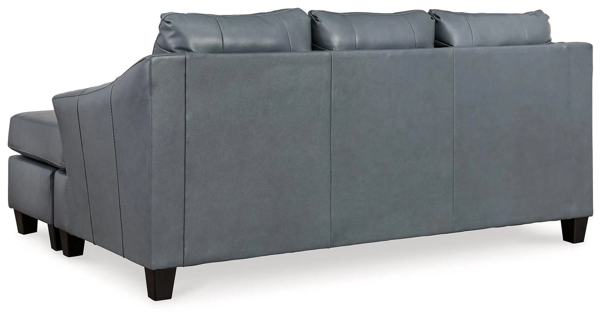 Genoa Steel Reversible Sofa Chaise by Ashley at Eve Furniture