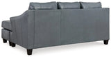 Genoa Steel Reversible Sofa Chaise by Ashley at Eve Furniture