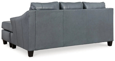 Genoa Steel Reversible Sofa Chaise by Ashley at Eve Furniture