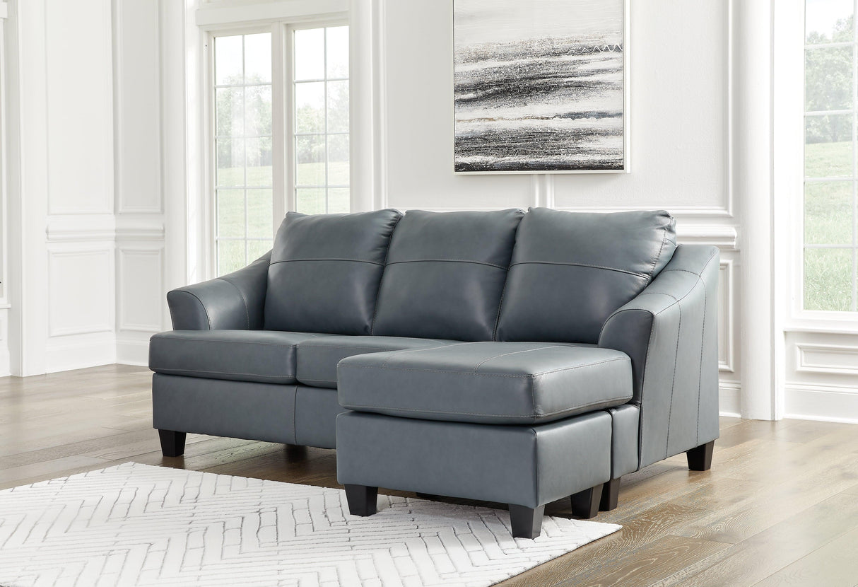 Genoa Steel Reversible Sofa Chaise by Ashley at Eve Furniture