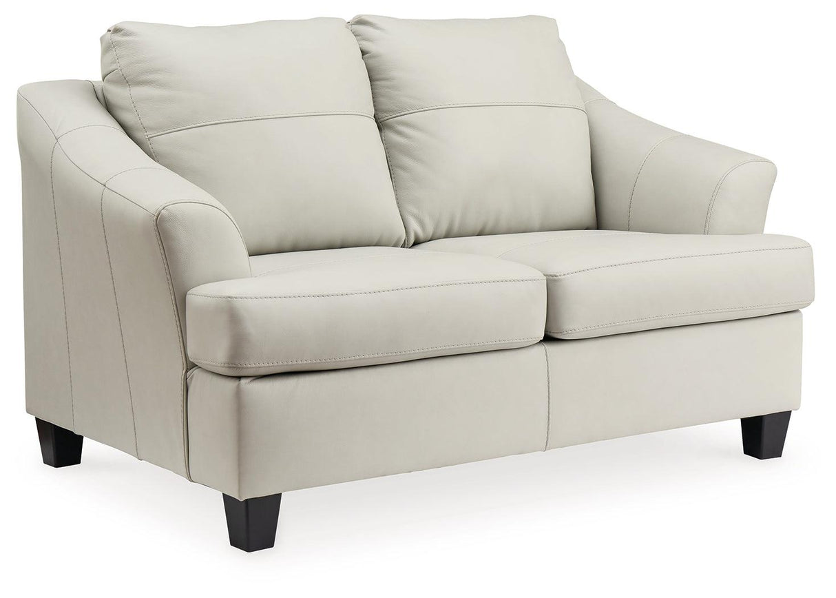 Genoa Coconut Loveseat by Ashley at Eve Furniture