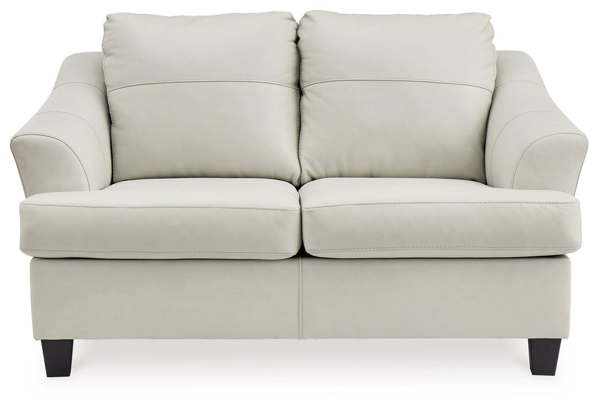Genoa Coconut Loveseat by Ashley at Eve Furniture