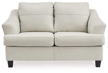 Genoa Coconut Loveseat by Ashley at Eve Furniture