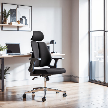 Genric Black Office Chair by Zuomod at Eve Furniture