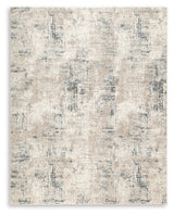 Gentor Blue/Ivory 8' x 10' Rug by Ashley at Eve Furniture