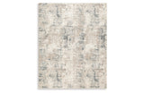 Gentor Blue/Ivory 8' x 10' Rug by Ashley at Eve Furniture
