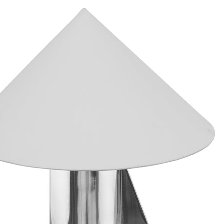 Geo Angled Chrome Table Lamp by TOV Furniture at Eve Furniture