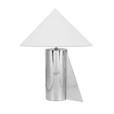 Geo Angled Chrome Table Lamp by TOV Furniture at Eve Furniture