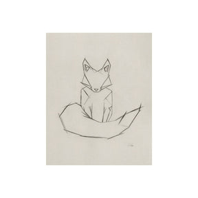 Geo Fox by Mercana Studio a Hand Embellished Textured Canvas by Mercana at Eve Furniture