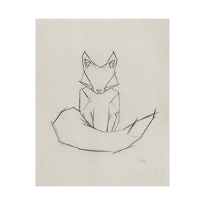 Geo Fox by Mercana Studio a Hand Embellished Textured Canvas by Mercana at Eve Furniture