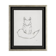 Geo Fox by Mercana Studio a Hand Embellished Textured Framed Art Print Matted under Glass by Mercana at Eve Furniture