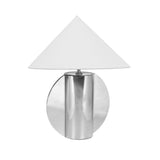 Geo Semi-Circled Chrome Table Lamp by TOV Furniture at Eve Furniture