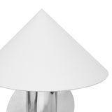Geo Semi-Circled Chrome Table Lamp by TOV Furniture at Eve Furniture