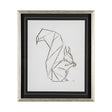 Geo Squirrrel by Mercana Studio a Hand Embellished Textured Framed Art Print Matted under Glass by Mercana at Eve Furniture