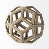 Geom Tan Ceramic Geometric Object by Mercana at Eve Furniture
