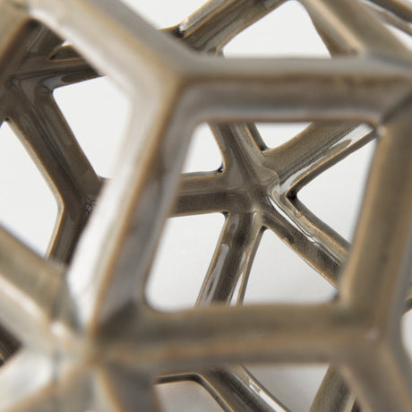 Geom Tan Ceramic Geometric Object by Mercana at Eve Furniture