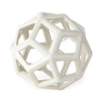 Geom White Ceramic Geometric Object by Mercana at Eve Furniture