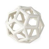 Geom White Ceramic Geometric Object by Mercana at Eve Furniture