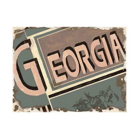 Georgia by Alarm a Hand Embellished Textured Canvas by Mercana at Eve Furniture