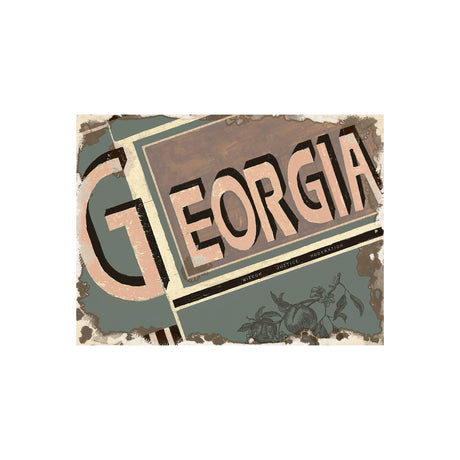 Georgia by Alarm a Hand Embellished Textured Canvas by Mercana at Eve Furniture