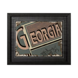 Georgia by Alarm a Hand Embellished Textured Framed Art Print by Mercana at Eve Furniture