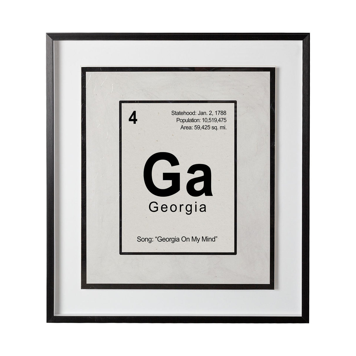 Georgia by Glartlab a Hand Embellished Textured Framed Art Print Matted under Glass by Mercana at Eve Furniture