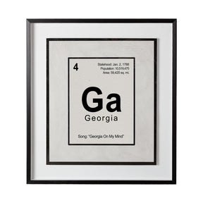 Georgia by Glartlab a Hand Embellished Textured Framed Art Print Matted under Glass by Mercana at Eve Furniture