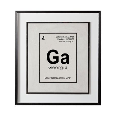 Georgia by Glartlab a Hand Embellished Textured Framed Art Print Matted under Glass by Mercana at Eve Furniture