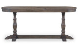 Georgia Console Table - Aged Brown by Moe's Home at Eve Furniture