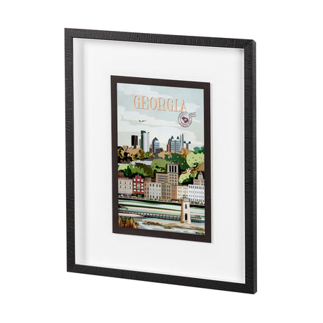 Georgia Go USA (M) by Mercana Studio a Framed Art Print Matted under Glass by Mercana at Eve Furniture