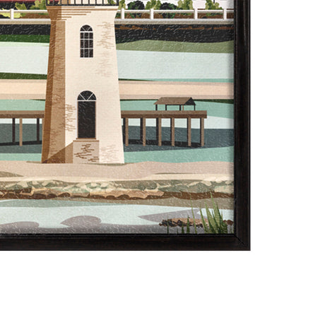 Georgia Go USA (SM) by Mercana Studio a Hand Embellished Decograph Framed Art Print by Mercana at Eve Furniture