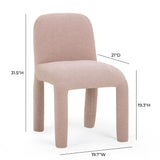 Georgia Performance Chenille Dining Chair by TOV Furniture at Eve Furniture