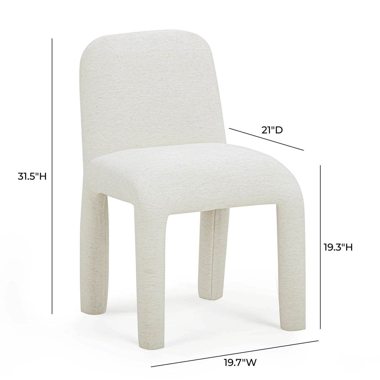 Georgia Performance Chenille Dining Chair by TOV Furniture at Eve Furniture