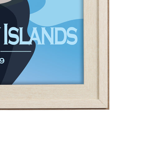 Georgian Bay Islands GO by Mercana Studio Framed Artwork Matted under Glass by Mercana at Eve Furniture