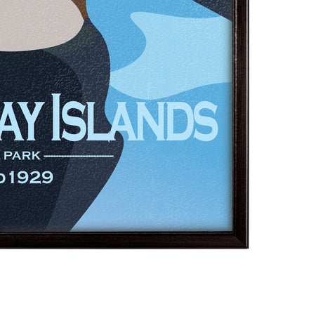 Georgian Bay Islands GO by Mercana Studio Textured Framed Artwork Matted by Mercana at Eve Furniture