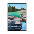 Georgian Bay Islands GO by Mercana Studio Textured Framed Artwork Matted by Mercana at Eve Furniture
