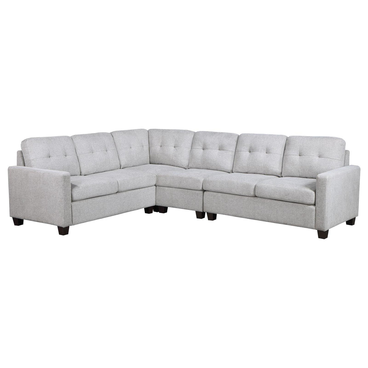 Georgina Beige 4-piece Upholstered Modular Sectional Sofa by Coaster at Eve Furniture