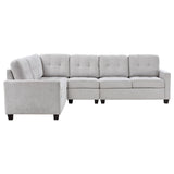 Georgina Beige 4-piece Upholstered Modular Sectional Sofa by Coaster at Eve Furniture