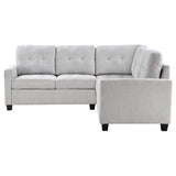 Georgina Beige Beige 3-Piece Sectional Sofa by Coaster at Eve Furniture