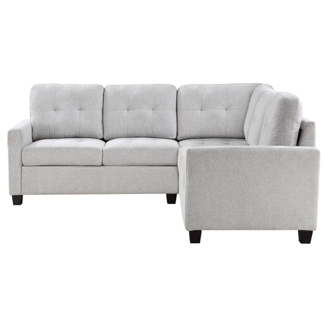 Georgina Beige Beige 3-Piece Sectional Sofa by Coaster at Eve Furniture