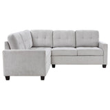 Georgina Beige Beige 3-Piece Sectional Sofa by Coaster at Eve Furniture