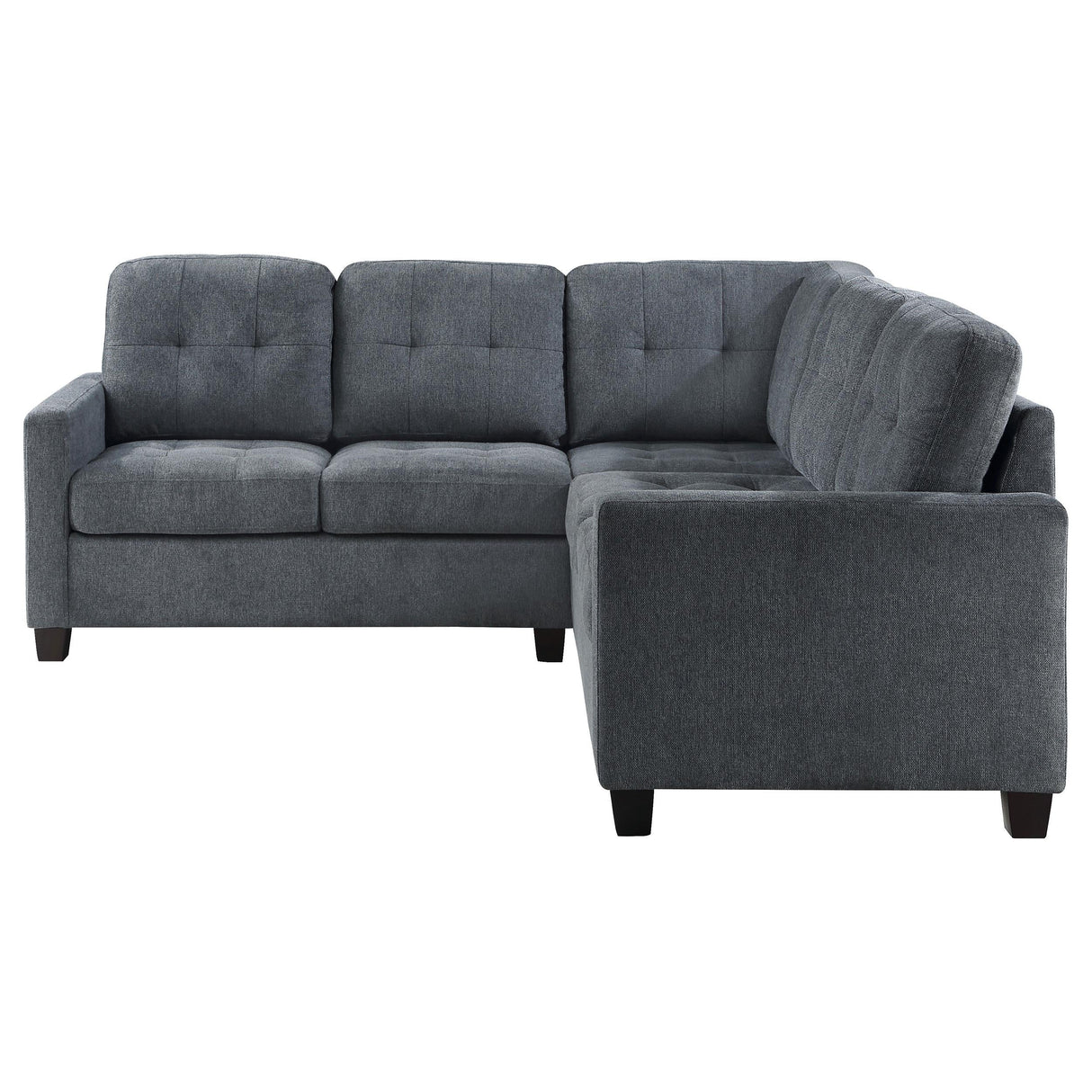Georgina Steel Gray 3-Piece Sectional Sofa by Coaster at Eve Furniture