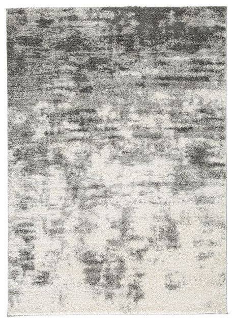 Gerdie Cream/Gray Large Rug by Ashley at Eve Furniture