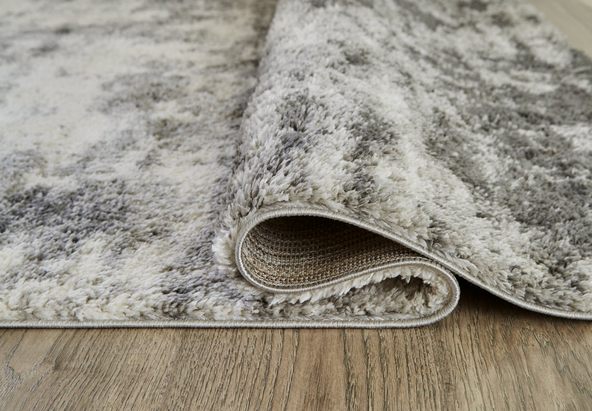 Gerdie Cream/Gray Large Rug by Ashley at Eve Furniture
