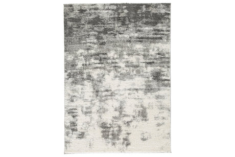 Gerdie Cream/Gray Medium Rug by Ashley at Eve Furniture